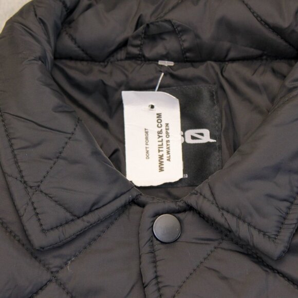 RSQ Quilted Nylon Long Sleeve Snap-Closure Jacket Men's Size Small - Picture 6 of 8